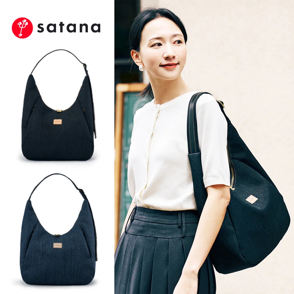 【satana】New Denim彎月單肩包(SDNN0265)✿20D014